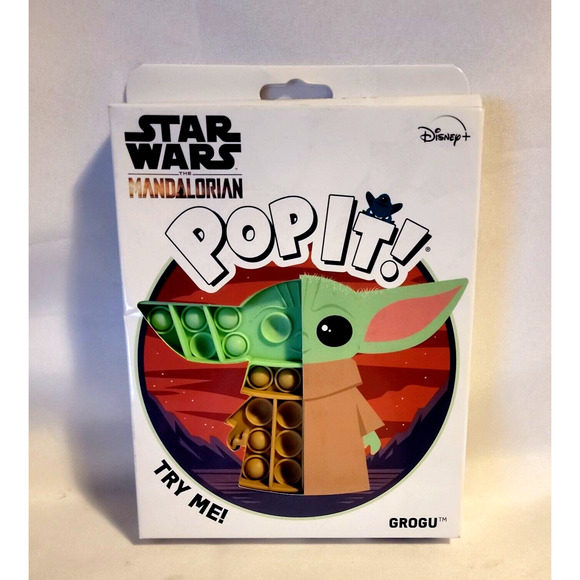 Disney Star Wars The Mandalorian Pop It! Grogu Baby Yoda New - Picture 1 of 3